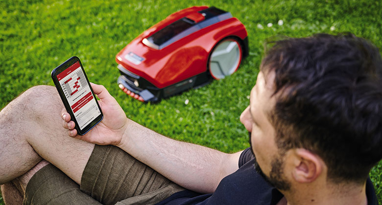 robotic lawn mower app